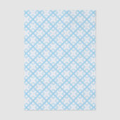 Tissue Paper - Blue Lattice Diamonds Tissuepapier (Voorkant)
