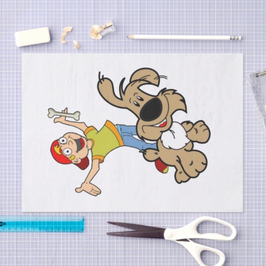 Tissue Paper Boy Dog Bone Tissuepapier (Craft)