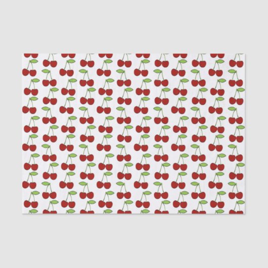 Tissue Paper Cherry Pattern Tissuepapier (Voorkant)