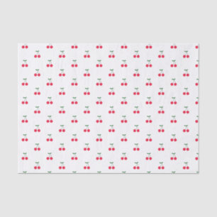 Tissue Paper Cherry Pattern Tissuepapier