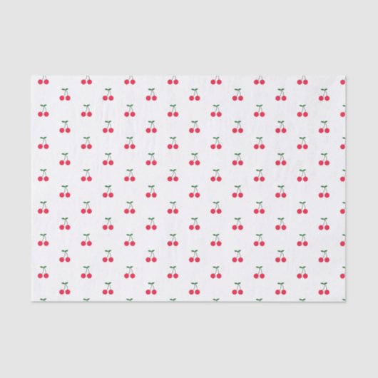 Tissue Paper Cherry Pattern Tissuepapier (Voorkant)