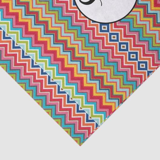 Tissue Paper Chevron Tissuepapier (Detail)