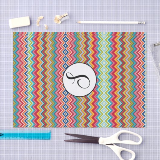 Tissue Paper Chevron Tissuepapier (Craft)