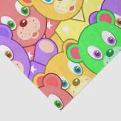 Tissue Paper Colorful Teddy Bear Tissuepapier (Detail)