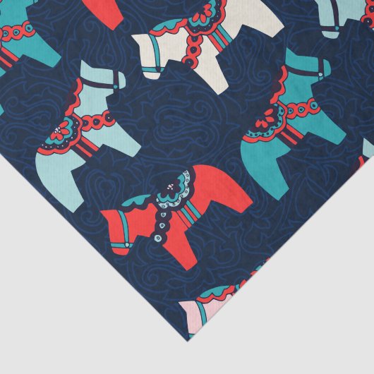 Tissue Paper Dala Horses Tissuepapier (Detail)