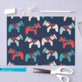 Tissue Paper Dala Horses Tissuepapier (Craft)