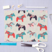 Tissue Paper Dala Horses Tissuepapier (Craft)