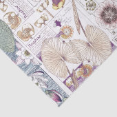 Tissue paper Franse Art Nouveau Waterlily Flowers Tissuepapier (Detail)