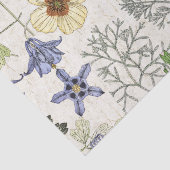 Tissue paper French Art Nouveau Poppy Flowers Tissuepapier (Detail)