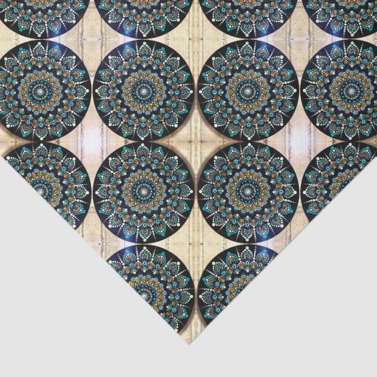 Tissue Paper (Grieks oye Mandala) Tissuepapier (Detail)