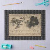 Tissue Paper HALLOWEEN BLACK ROOS Tissuepapier (Craft)