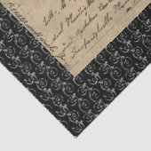 Tissue Paper HALLOWEEN BLACK ROOS Tissuepapier (Detail)