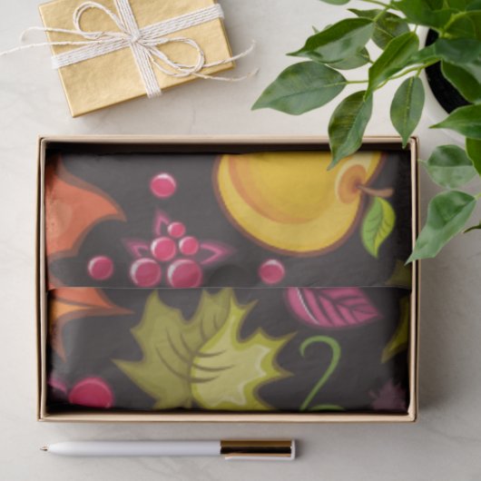 Tissue Paper herfst Berries | Autumn-weefselpapier Tissuepapier (Geschenk)
