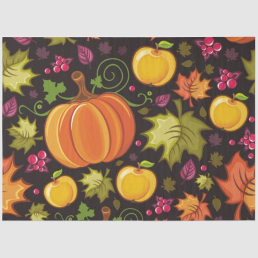 Tissue Paper herfst Berries | Autumn-weefselpapier Tissuepapier (Voorkant)