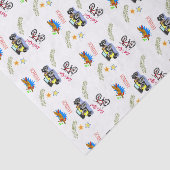 Tissue Paper Hero Fietsauto Vliegtuig Tissuepapier (Detail)