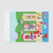 Tissue Paper Ice Cream Beach Fun Tissuepapier (Voorkant)