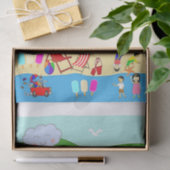 Tissue Paper Ice Cream Beach Fun Tissuepapier (Geschenk)