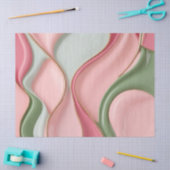 Tissue paper in stylish abstract graphic tissuepapier (Craft)