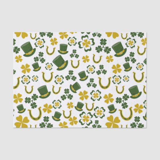 Tissue Paper Irish Symbols Tissuepapier (Voorkant)