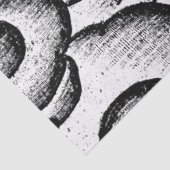 Tissue Paper JAPANESE CLOUDS IN BLACK Tissuepapier (Detail)