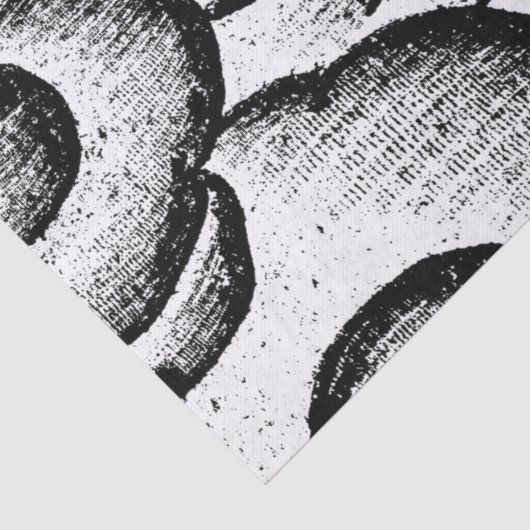 Tissue Paper JAPANESE CLOUDS IN BLACK Tissuepapier (Detail)