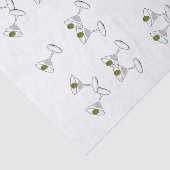 Tissue Paper Martini Glasses Tissuepapier (Detail)