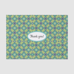 Tissue Paper met patroon met dankjewel! -bericht Tissuepapier