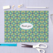Tissue Paper met patroon met dankjewel! -bericht Tissuepapier (Craft)
