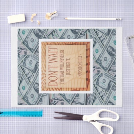 Tissue Paper Money Napoleon Hill Tissuepapier (Craft)