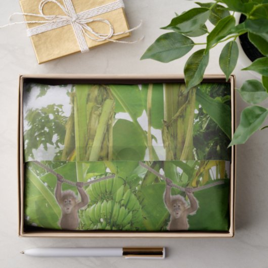 Tissue Paper Monkey Rope Bananenboom Tissuepapier (Geschenk)
