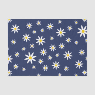 Tissue Paper Navy Daisy Tissuepapier