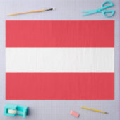 Tissue Paper (Oostenrijkse vlag) Tissuepapier (Craft)