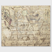 Tissue Paper (oud dagblad, collectie) Cadeaupapier (Vlak)