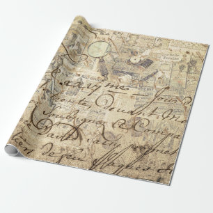 Tissue Paper (oud dagblad, collectie) Cadeaupapier