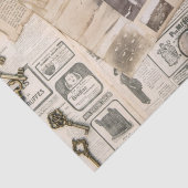 Tissue Paper (oud dagblad, collectie) Tissuepapier (Detail)