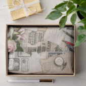 Tissue Paper (oud dagblad, collectie) Tissuepapier (Geschenk)