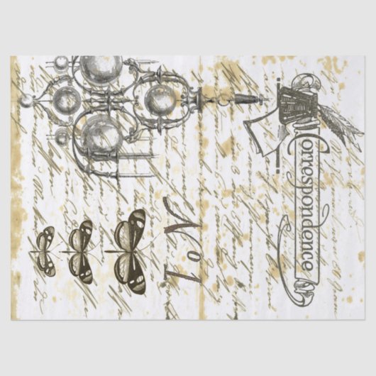 Tissue Paper over het gelijkmatig ontkoppelen van  Tissuepapier (Voorkant)