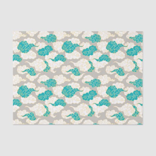 Tissue paper over Japanse wolken Tissuepapier (Voorkant)