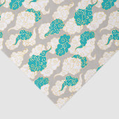 Tissue paper over Japanse wolken Tissuepapier (Detail)