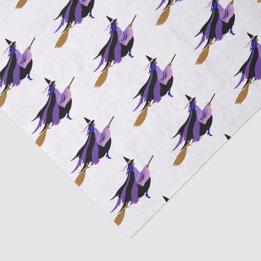 Tissue Paper over vliegende heks Tissuepapier (Detail)