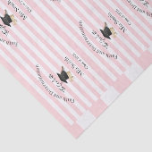 Tissue Paper Pink & White Stripe Graduation 2026 Tissuepapier (Detail)