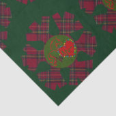 Tissue Paper Plaid Snowflake  Tissuepapier (Detail)