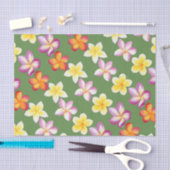 Tissue Paper Plumeria Tropical Flowers Tissuepapier (Craft)