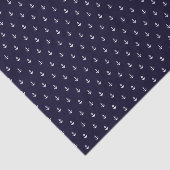Tissue Paper Preppy-ankerpatroon witte zee Tissuepapier (Detail)