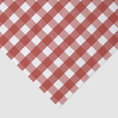 Tissue Paper Red and White Gingham Tissuepapier (Detail)