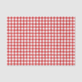 Tissue paper Red Waterverf Gingham Tissuepapier (Voorkant)