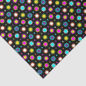 Tissue Paper Retro Flowers Tissuepapier (Detail)