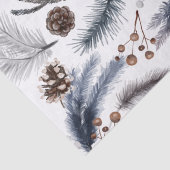 Tissue Paper Rustic Woodland Winter Boho Tissuepapier (Detail)