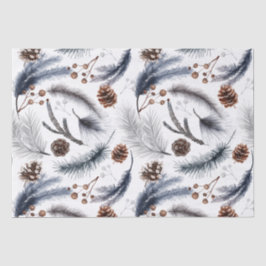 Tissue Paper Rustic Woodland Winter Boho Tissuepapier