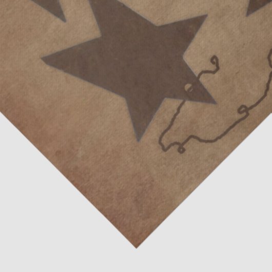 Tissue Paper Rusty Stars Tissuepapier (Detail)